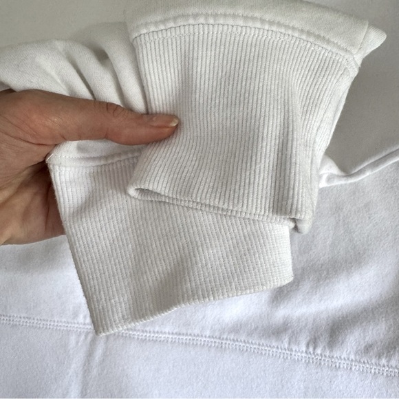Zara Ultra Soft Cropped Hoodie S White - Picture 11 of 12
